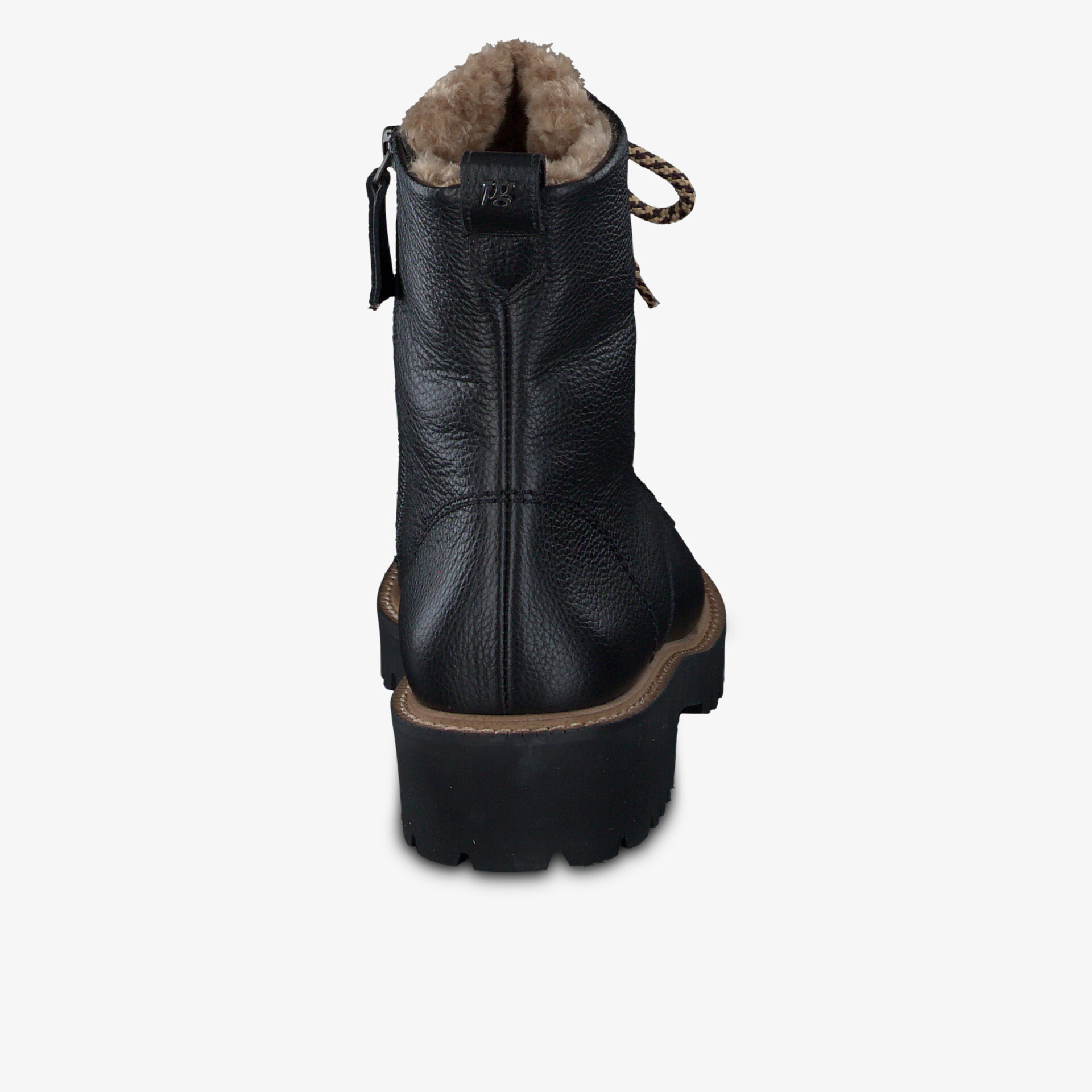 paul green Damen Schnürstiefeletten schwarz