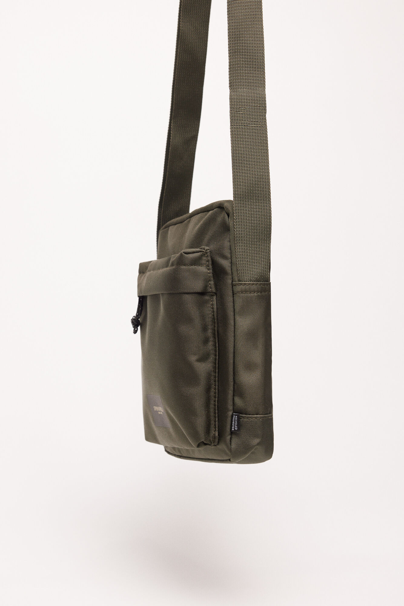 Bolsa transversal verde média
