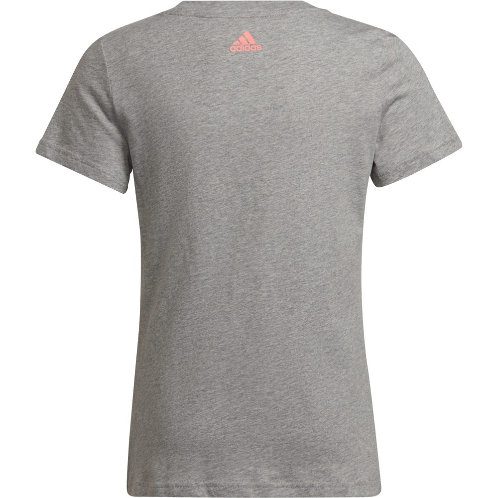 adidas Essentials T-Shirt Mädchen medium grey heather