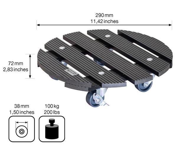 Wagner Pflanzroller, Ø 29 cm