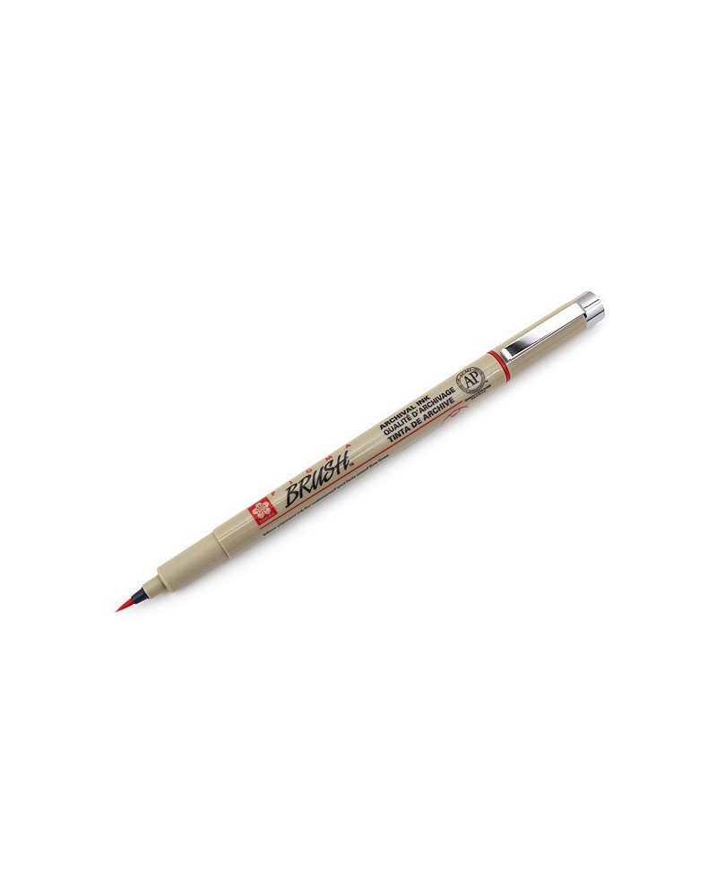 Pigma Brush rouge