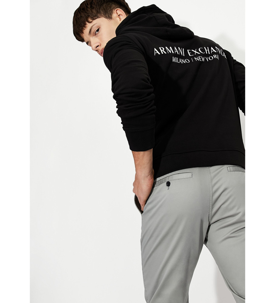 Moletom Armani Exchange com Logo Preto