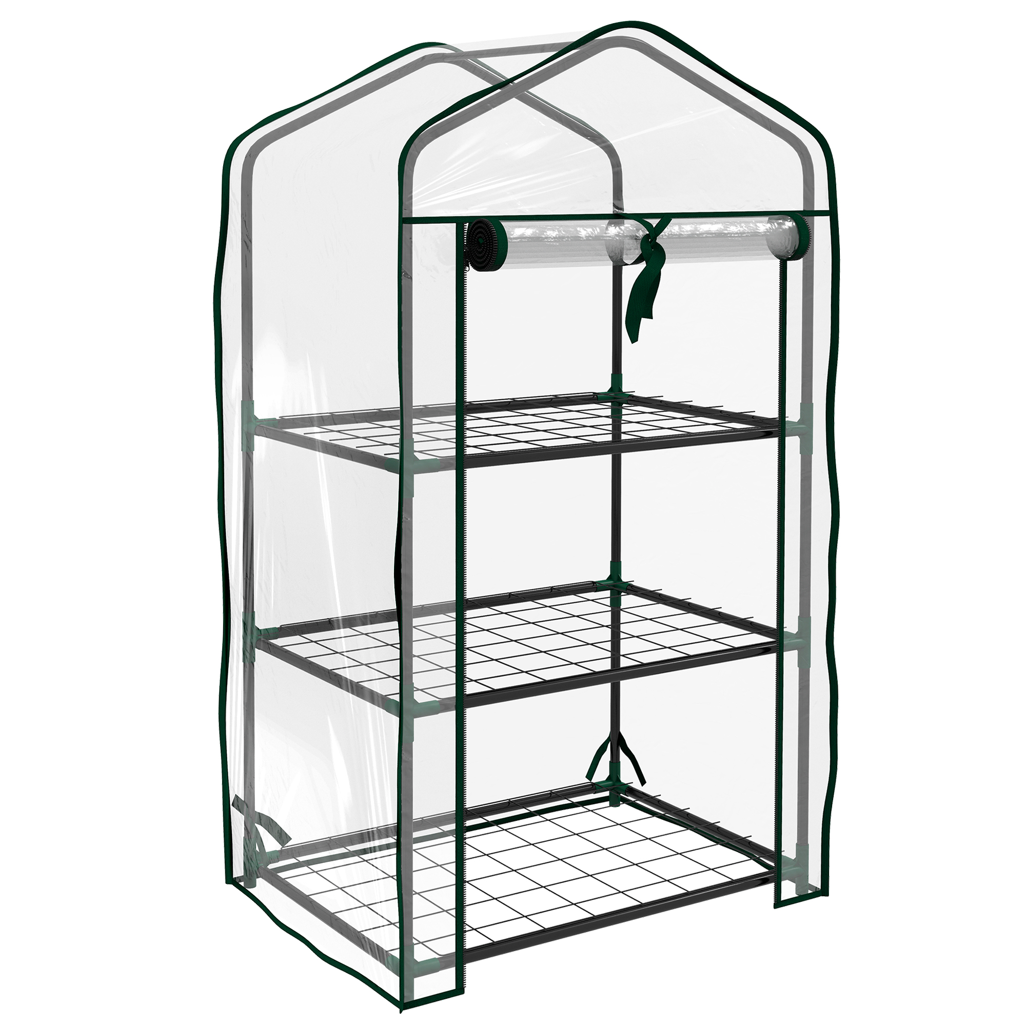 Estufa de jardim transparente Outsunny