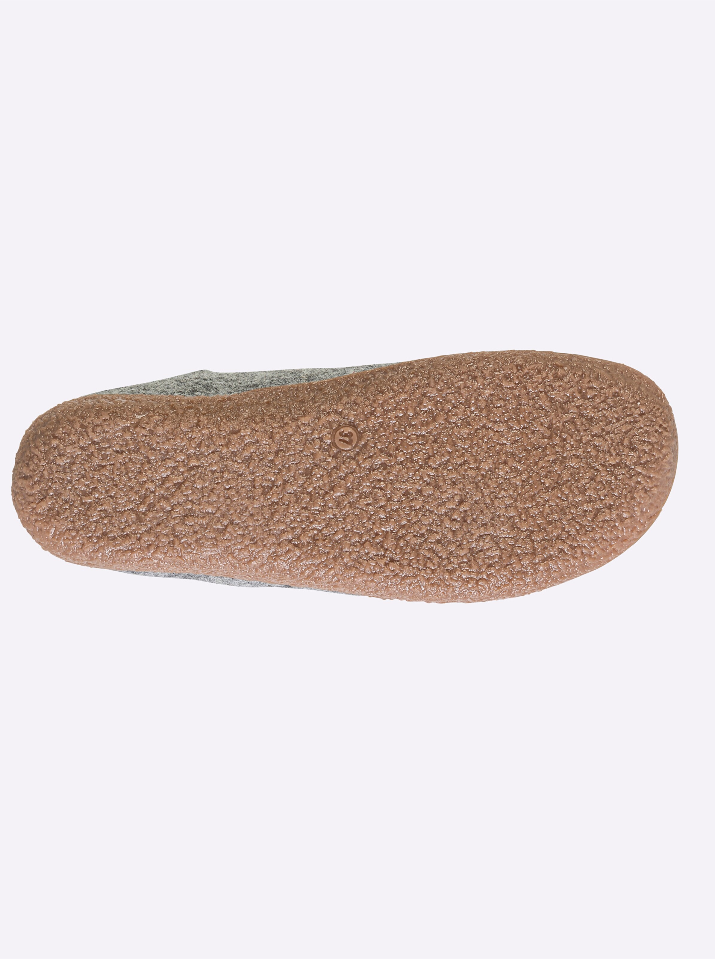 Dr. Feet Hausschuh in grau