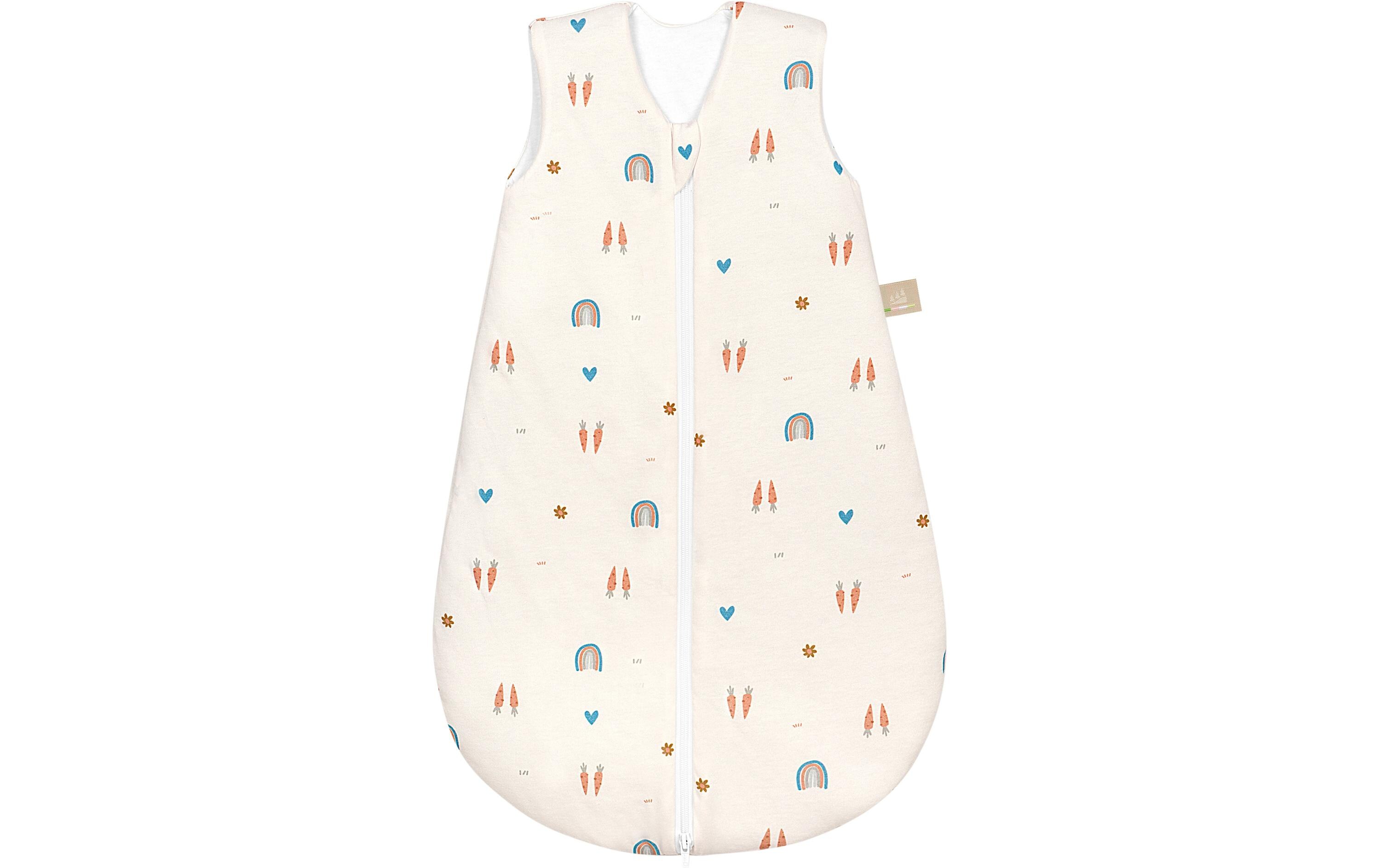 Baby-Ganzjahresschlafsack wattiert Rainbow Ecru Gr. 70Idealer Allrounder für individuelle Wärmebedürfnisse