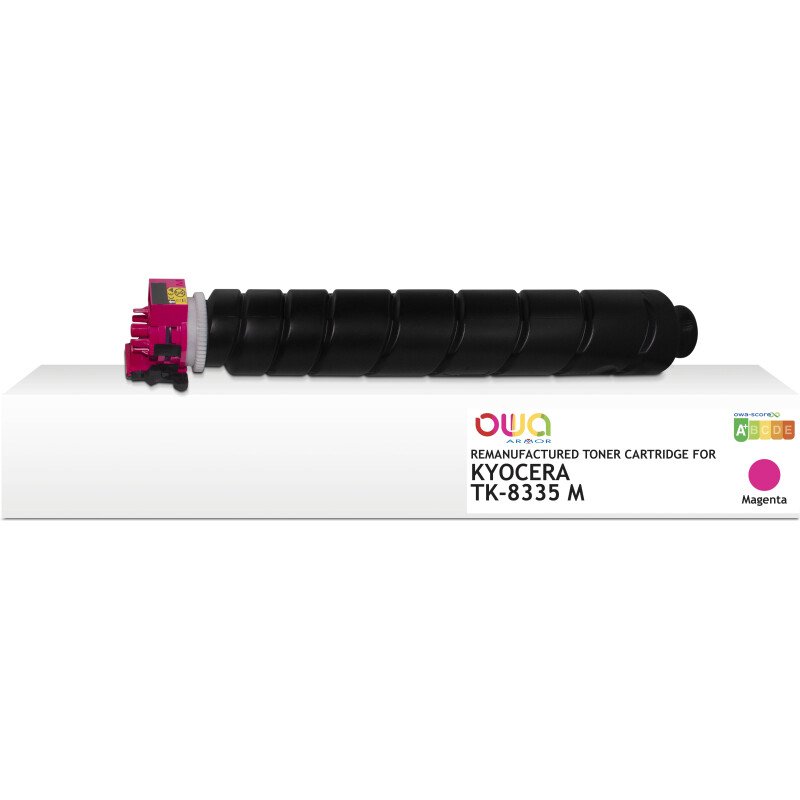 Toner remanufacturé OWA - standard - Magenta - pour KYOCERA TK-8335 M