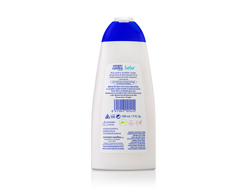 GEL DE BANHO INSTITUTO ESPAÑOL BABY 500ML