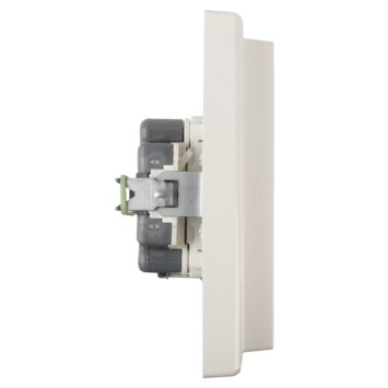Schneider Merten System-M Dubbel Geaard Stopcontact Polarwit