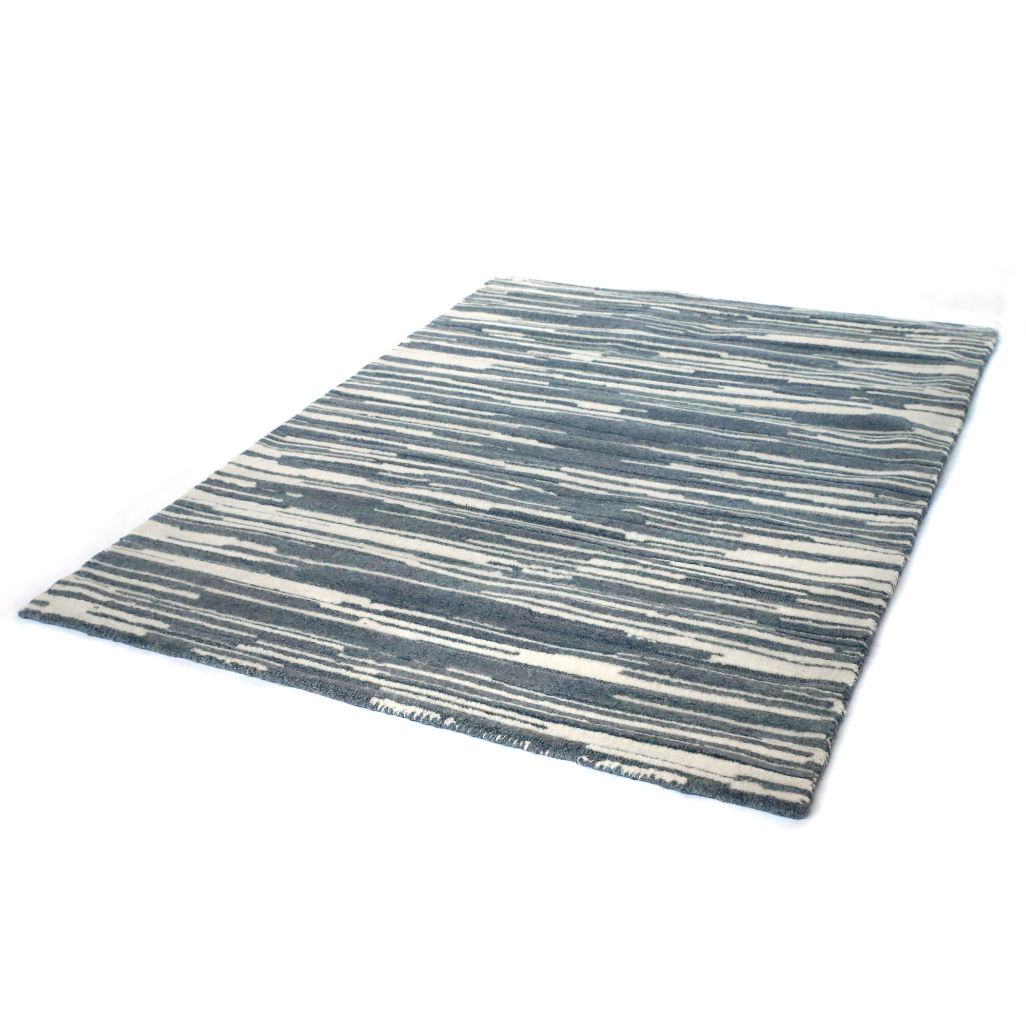 Teppich 'Basileios' grau-weiß, B 200 cm, L 140 cm von fischer's lagerhaus