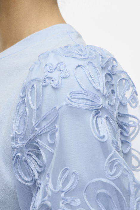 Vila blauwe dames t-shirt