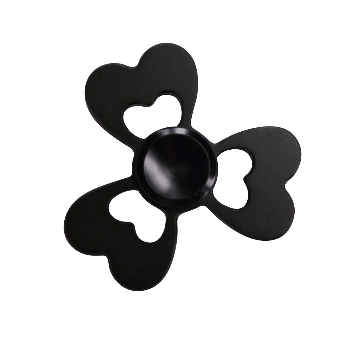 Fidget Spinner Lucky Aluminium Black