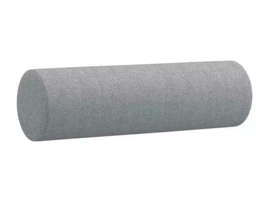 Ensemble de canapés 3 pièces coussins gris clair tissu