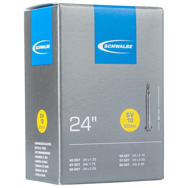 Schwalbe - 24'' (40/62-507) SV10 - Chambre à air pour vélo