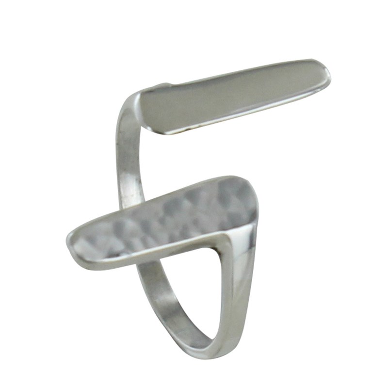 Bague Argent Asymétrique