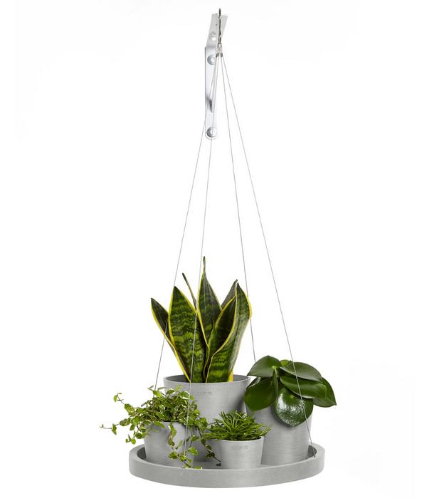 Ecopots Kunststoff-Untersetzer hängend, rund,