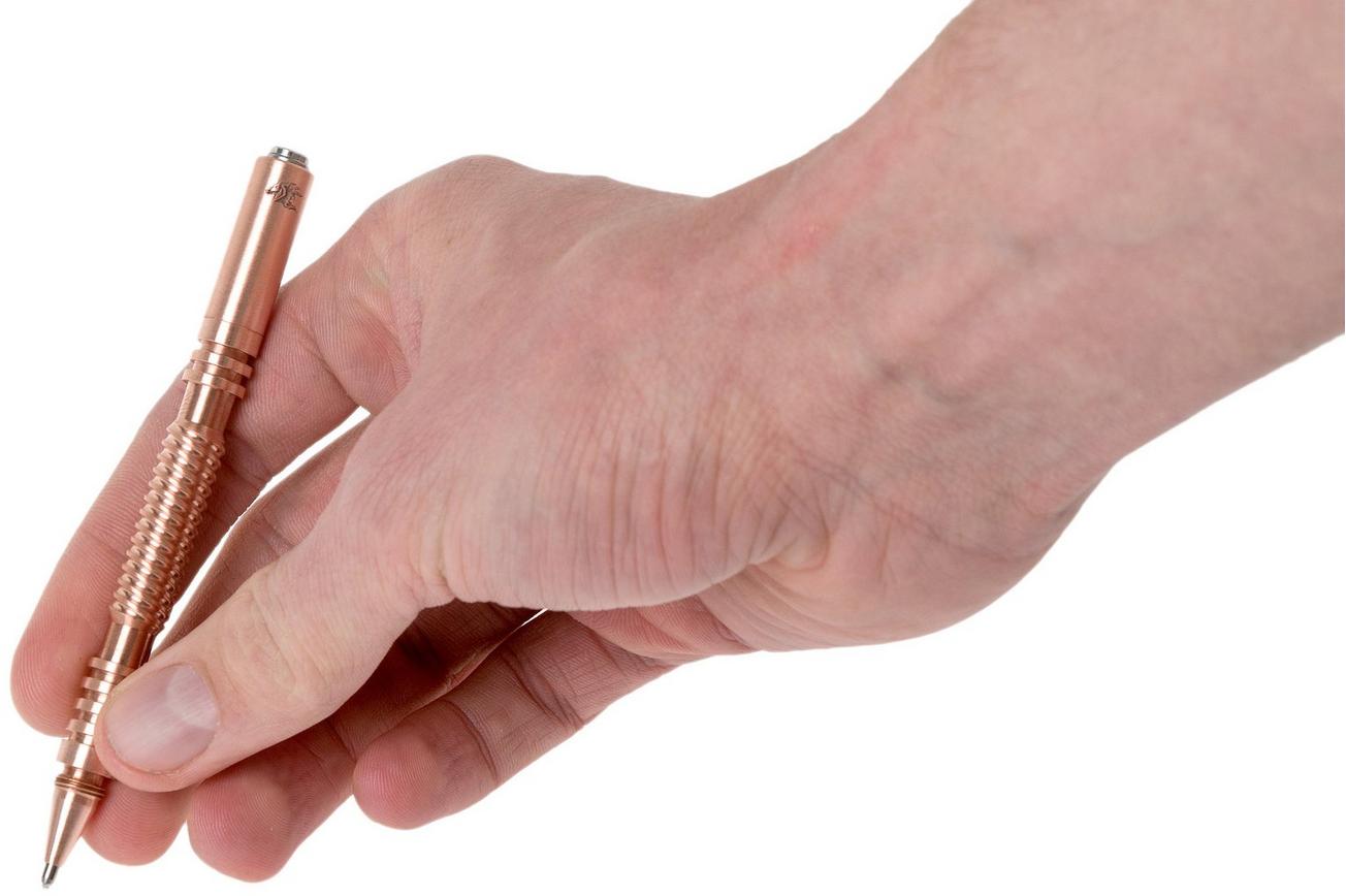 Rick Hinderer Spiral Investigator Pen Copper, tactische pen