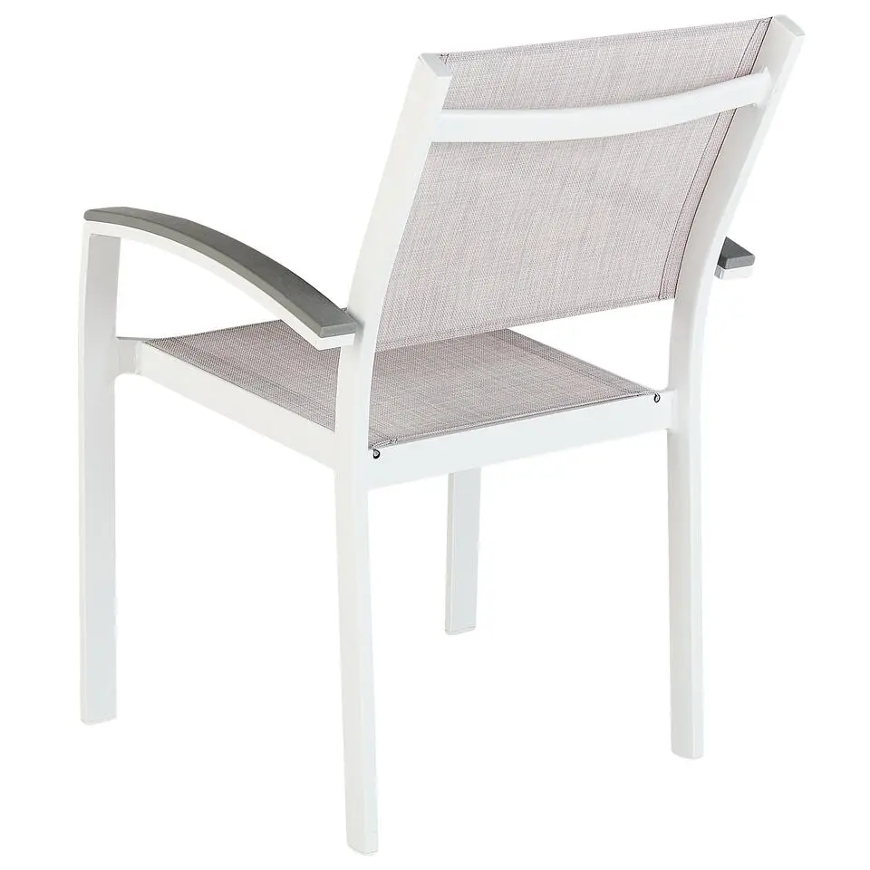 PERETA - Tuinset voor 8 - Grijs - Polyester