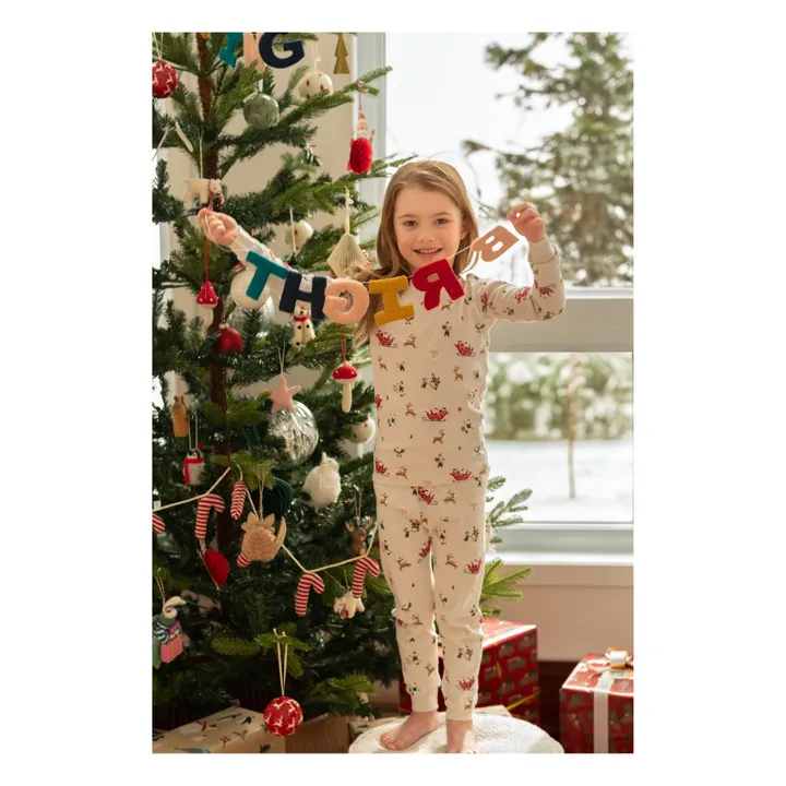 Petit Lem Pyjama Coton Bio Atelier du Père Noël | Beige