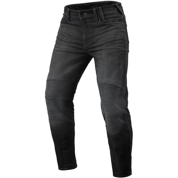 Rev'it - Jean Moto 2 TF - court Gris Foncé