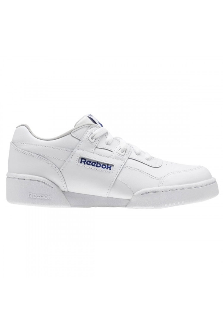 Baskets Reebok Workout Plus blanc/bleu