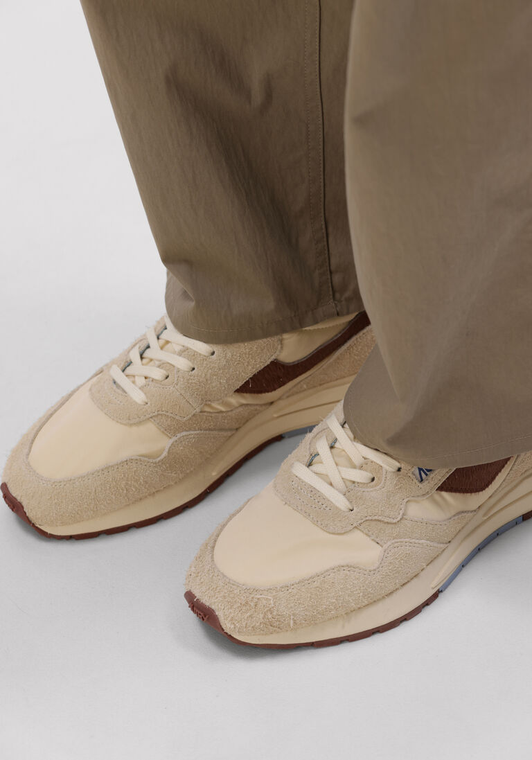 beige autry lage sneakers reelwind low man