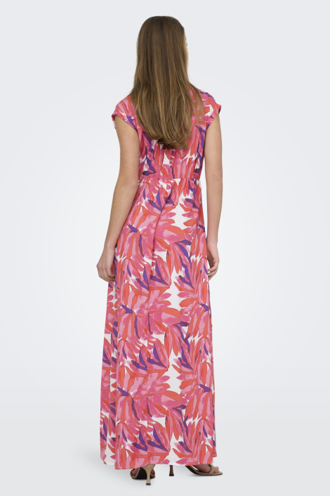 Only roze dames jurk