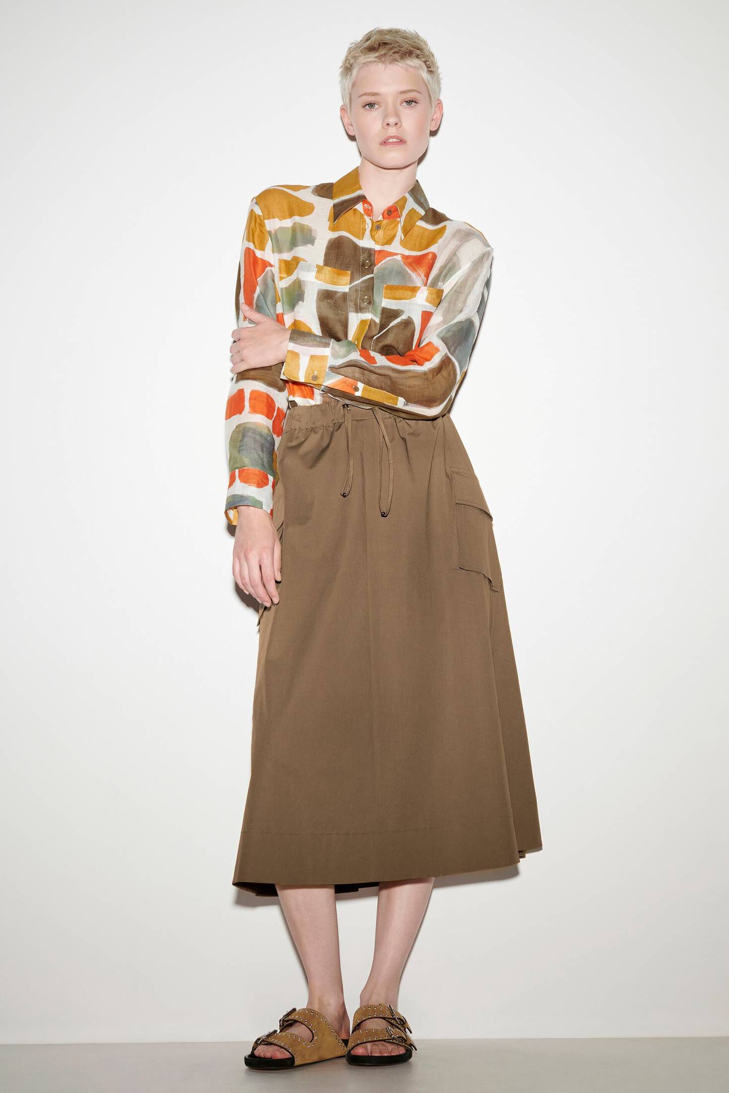 Luisa Cerano| Damen Rock im Cargo-Stil