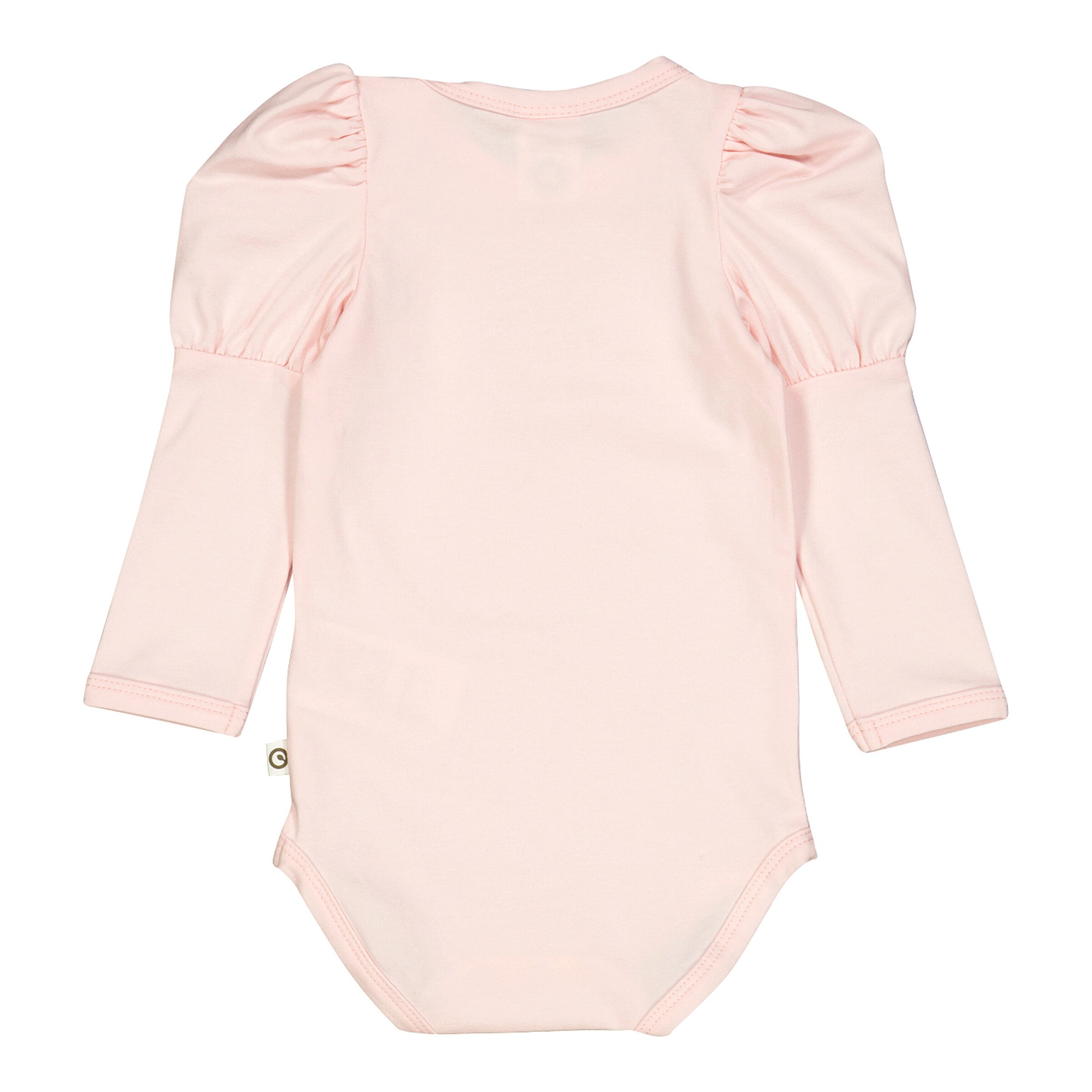 Müsli Body langarm Puffärmel rosa