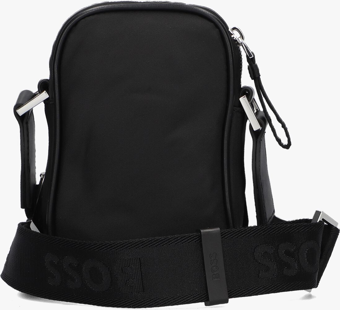 BOSS zwarte boss schoudertas lennon ns zip small