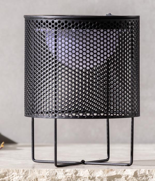 Dehner Solar-Laterne Heli, ca. Ø20/H26 cm