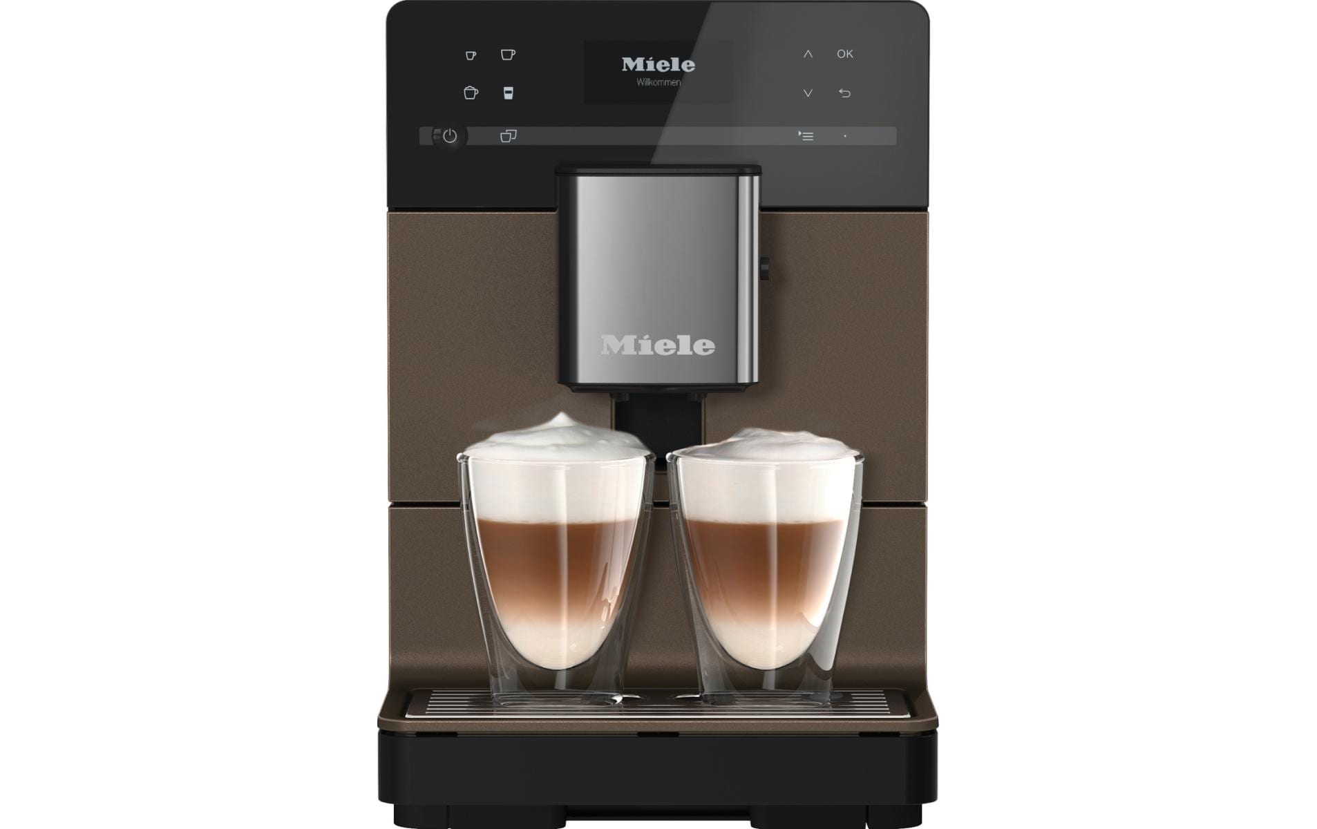 Kaffeevollautomat CM 5710 Silence Bronze<br>Freistehender Kaffeeautomat mit «OneTouch»-Funktion für zwei Tassen