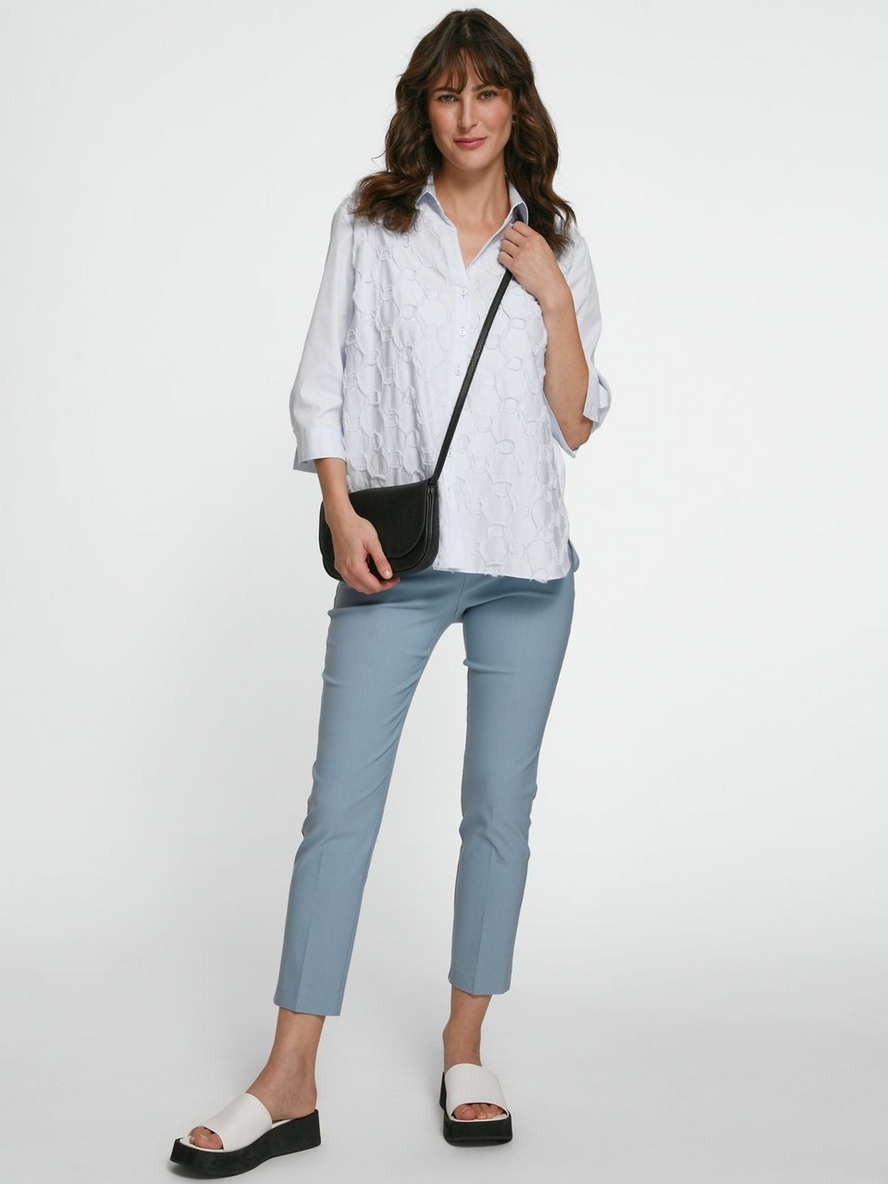 Bluse mit 3/4-Arm