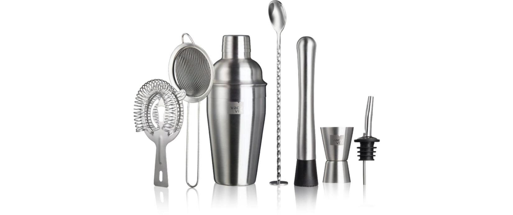 Drink Mixer Set Cocktail Set 7-teilig 550 l, SilberCocktail Set