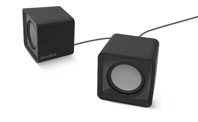 Speedlink - TWOXO stereohøjttalere, sorte