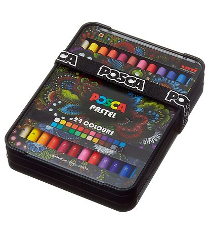 Posca Wachsmalstifte - 24 st. - Bunt