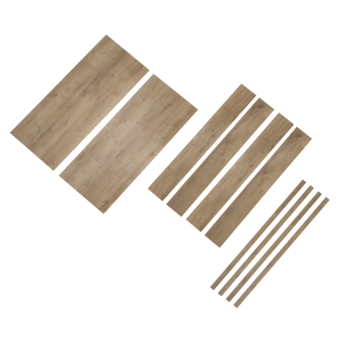 Firststep traprenovatieset laminaattreden eiken beige, 4 stuks