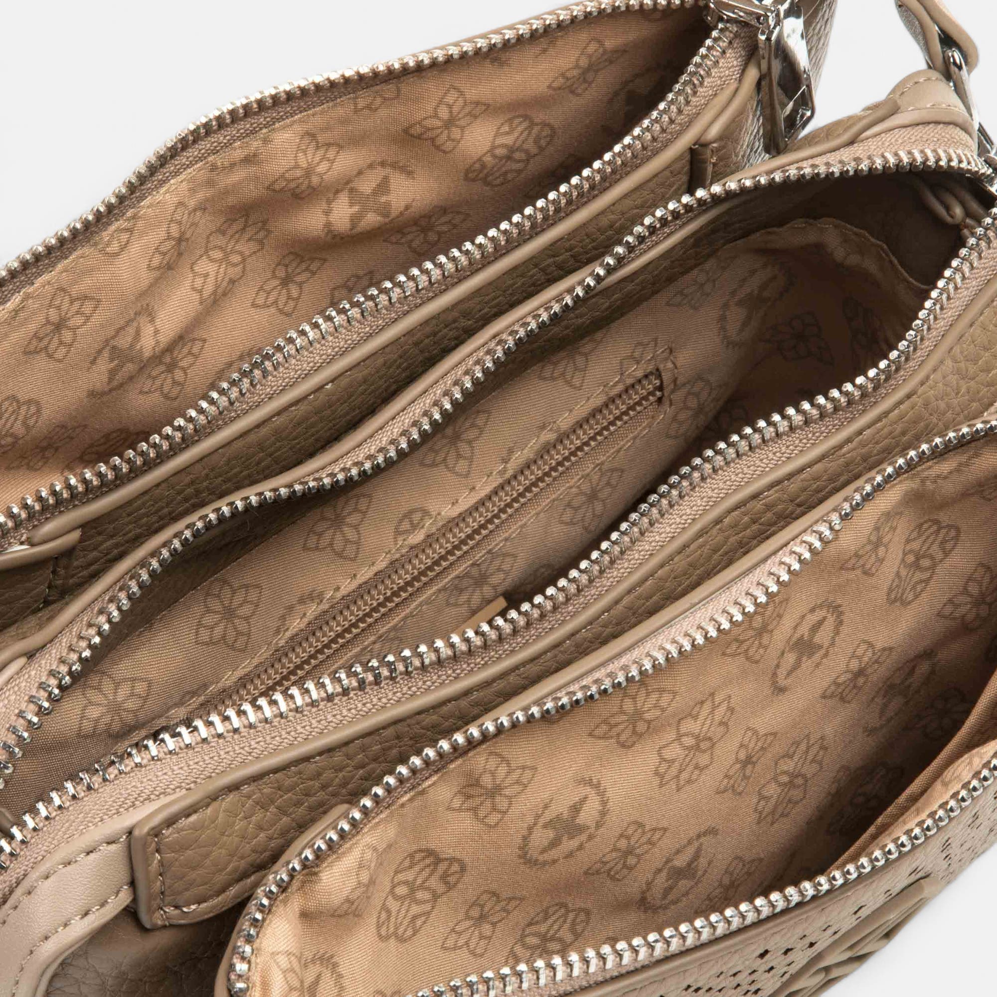 Sac bandoulière taupe