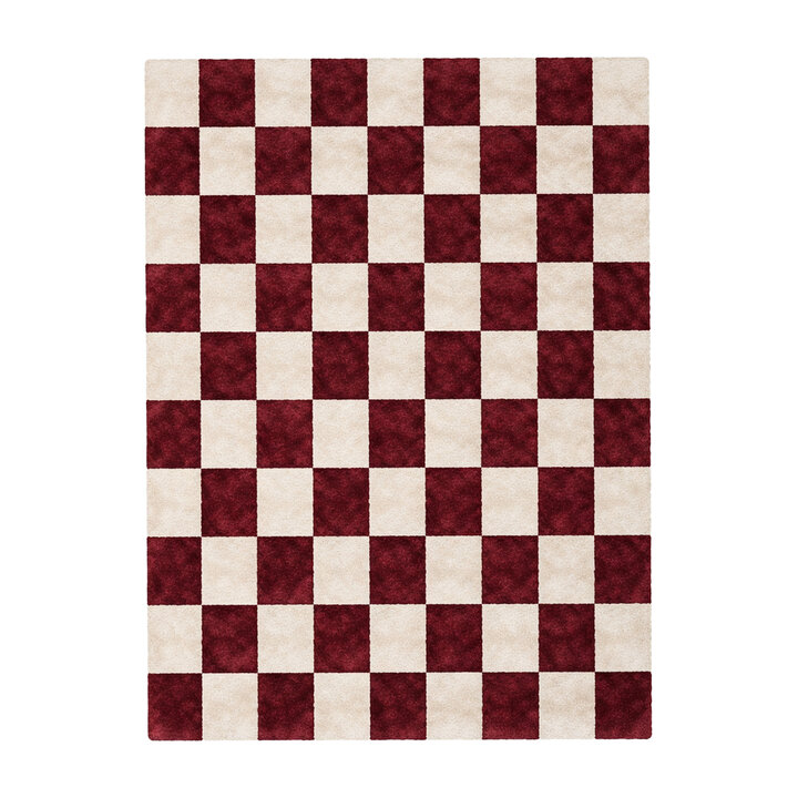 Checkerboard vloerkleed - Blox Rood