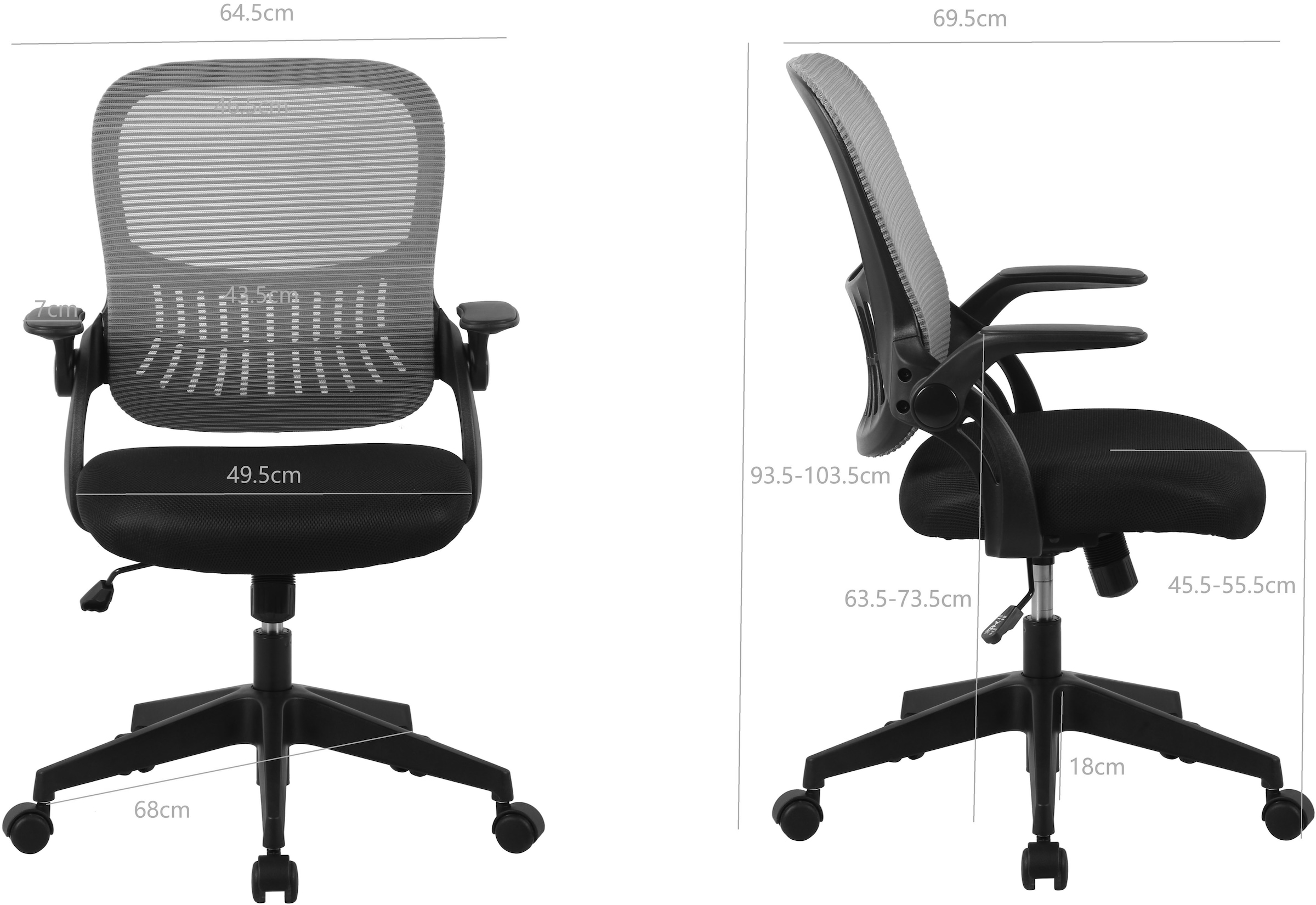 INOSIGN Bürostuhl »PAISLEY« () komfortable und atmungsaktive Polsterung, mit Armlehnen
