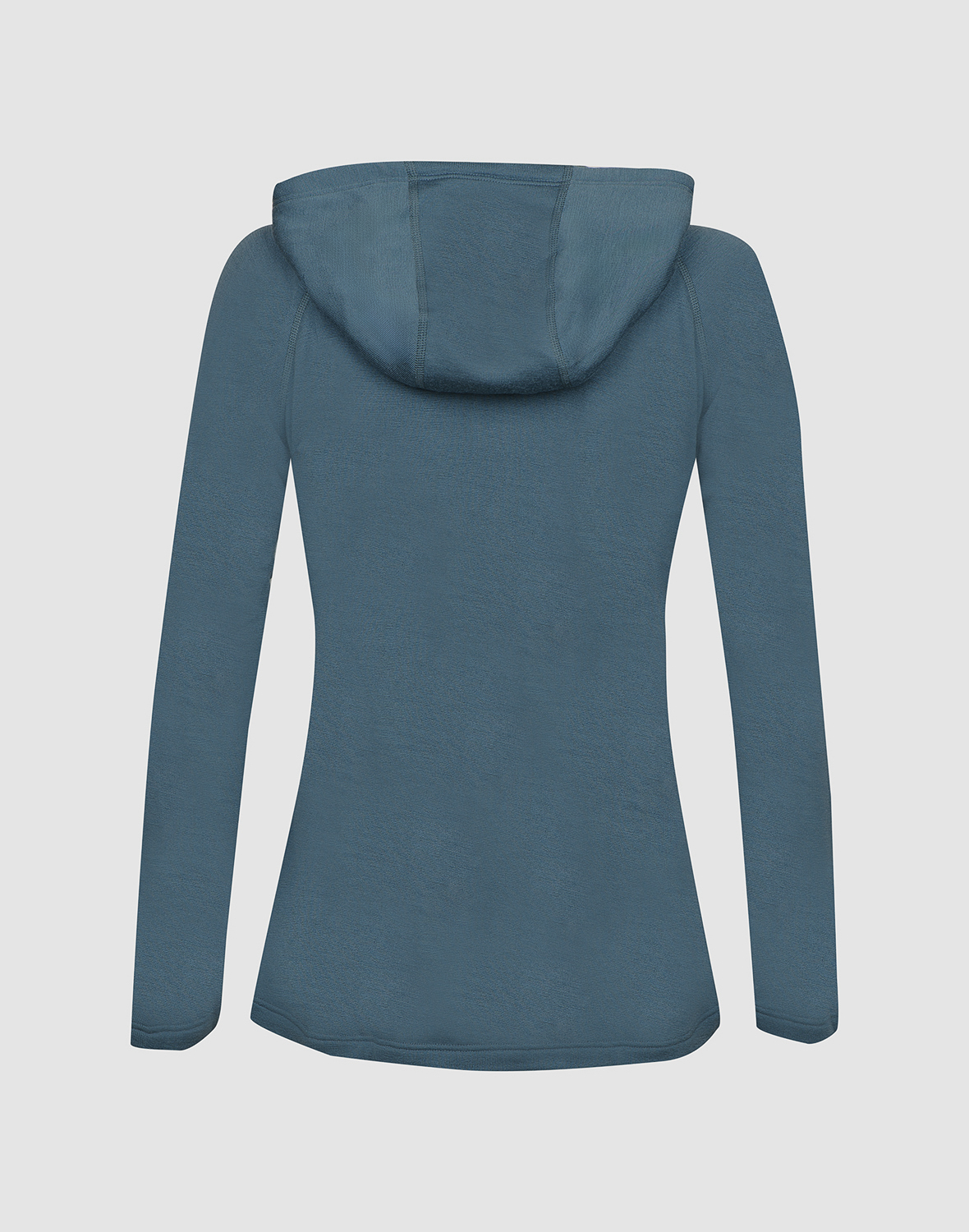 Vest met capuchon van merinowollen terry voor dames