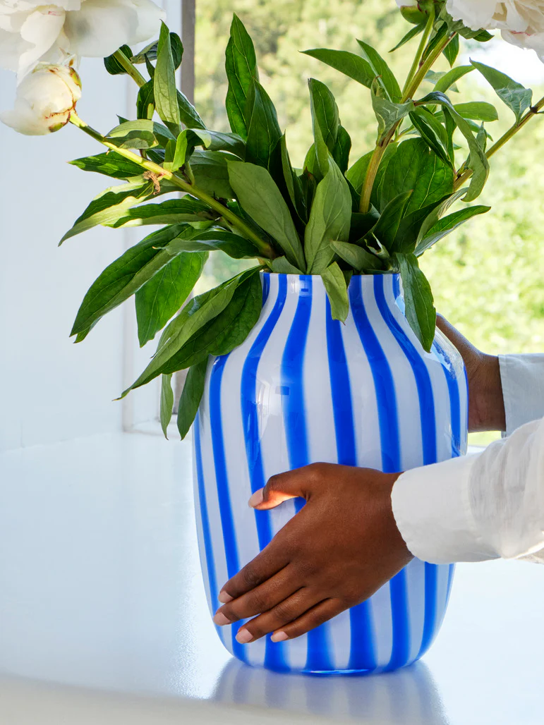 HAY  Juice vase, High Blue - 20x28 cm.