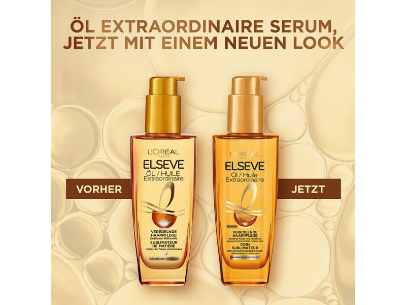 L'Oréal Elsève Haaröl Öl Extraordinaire kostbare Blütenöle Pflegendes Öl mit kostbaren Blütenölen für genährtes Haar