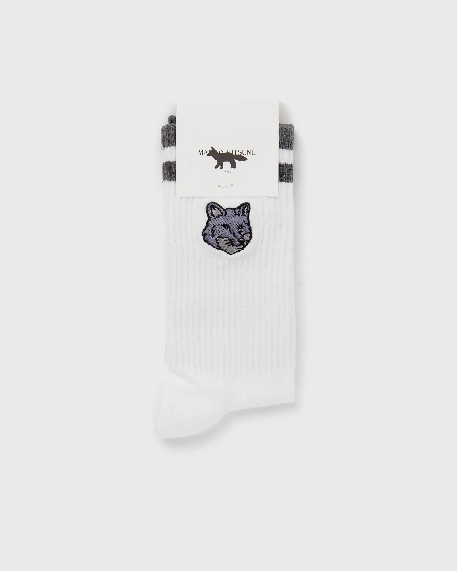 Maison Kitsune BOLD FOX HEAD SPORTY SOCKS