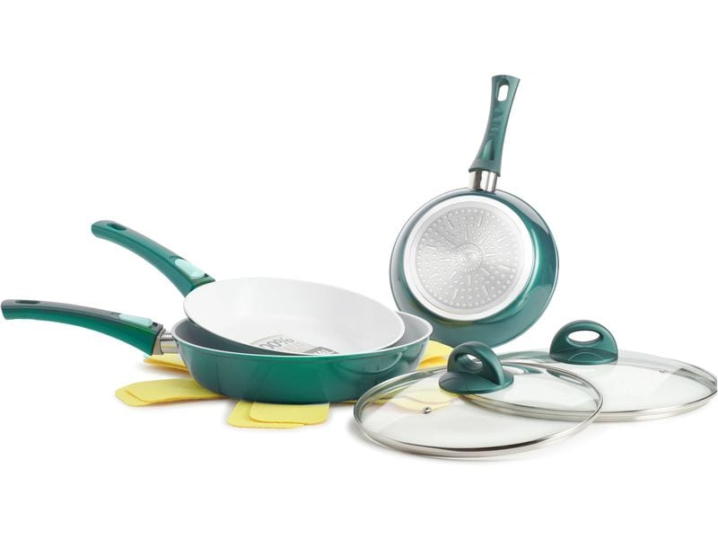 Genius Pfannen-Set Genius Cerafit Fusion 20 cm/24 cm/28 cm Bratpfannenset
