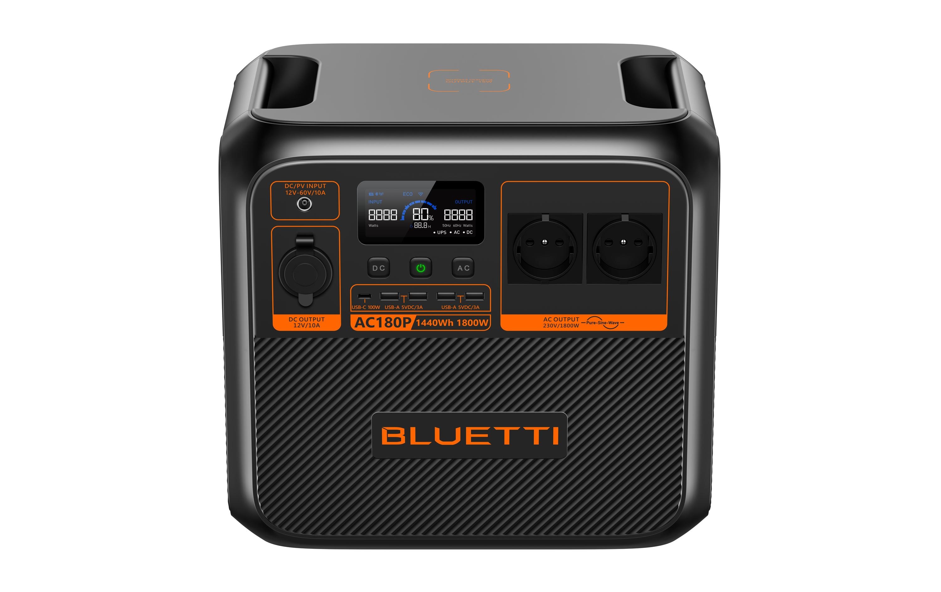 Power Station AC180P 1440 Wh<br>Tragbare Powerstation für Notfälle und Outdoor