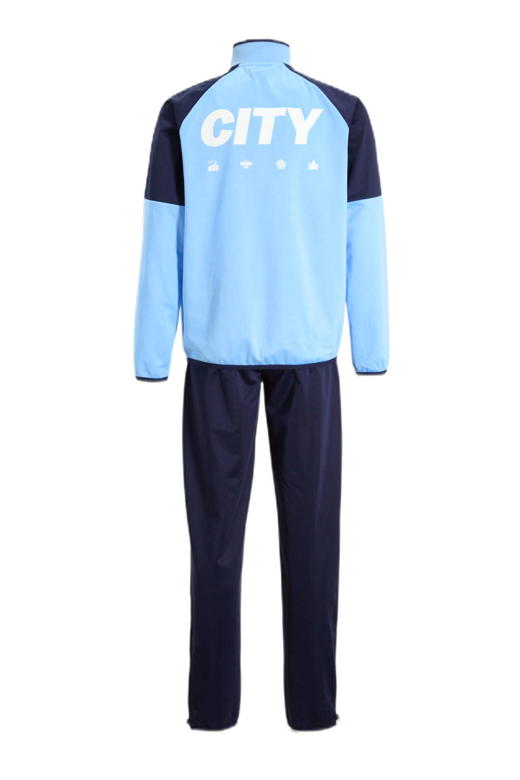 Manchester City Junior trainingspak donkerblauw/lichtblauw