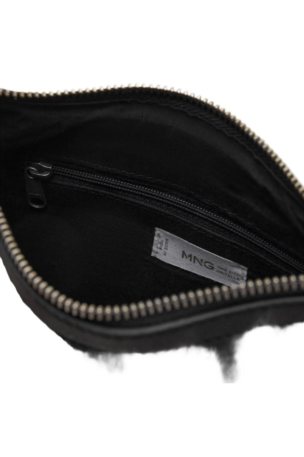 MANGO TEEN leren schoudertas met studs zwart
