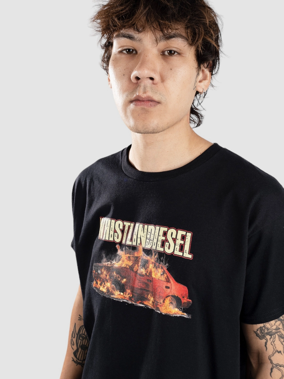 Whistlindiesel Burnout T-Shirt black