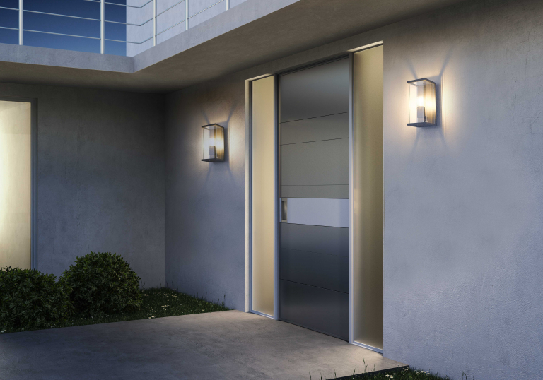 Lucide Claire wandlamp buiten IP54 met bewegingssensor zwart