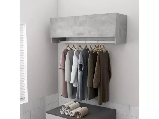 Garde-robe Gris béton 100x32,5x35